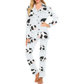 Cute cows pattern Women's Long Pajama Set