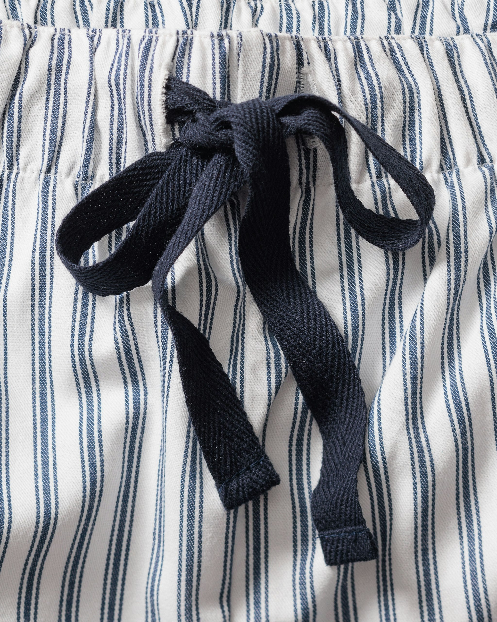 Men's Twill Pajama Pant in Navy French Ticking